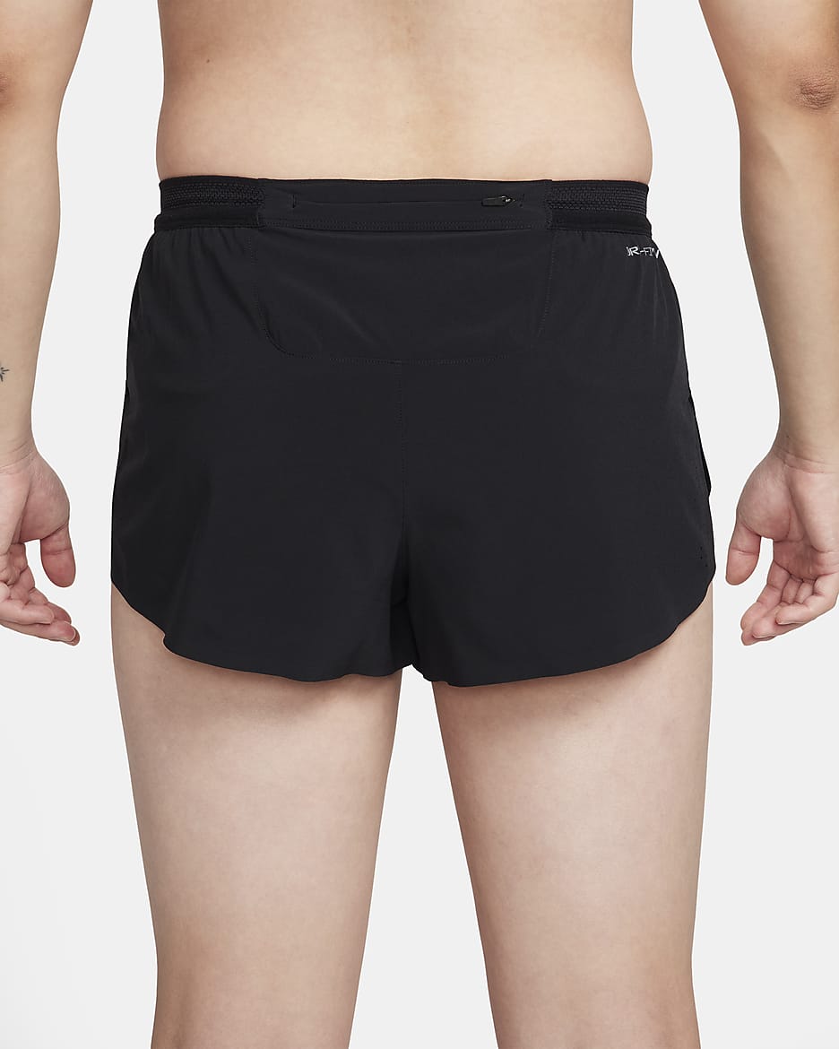 Nike AeroSwift Men's Dri-FIT ADV 5cm (approx.) Brief-Lined Running Shorts - Black/Summit White