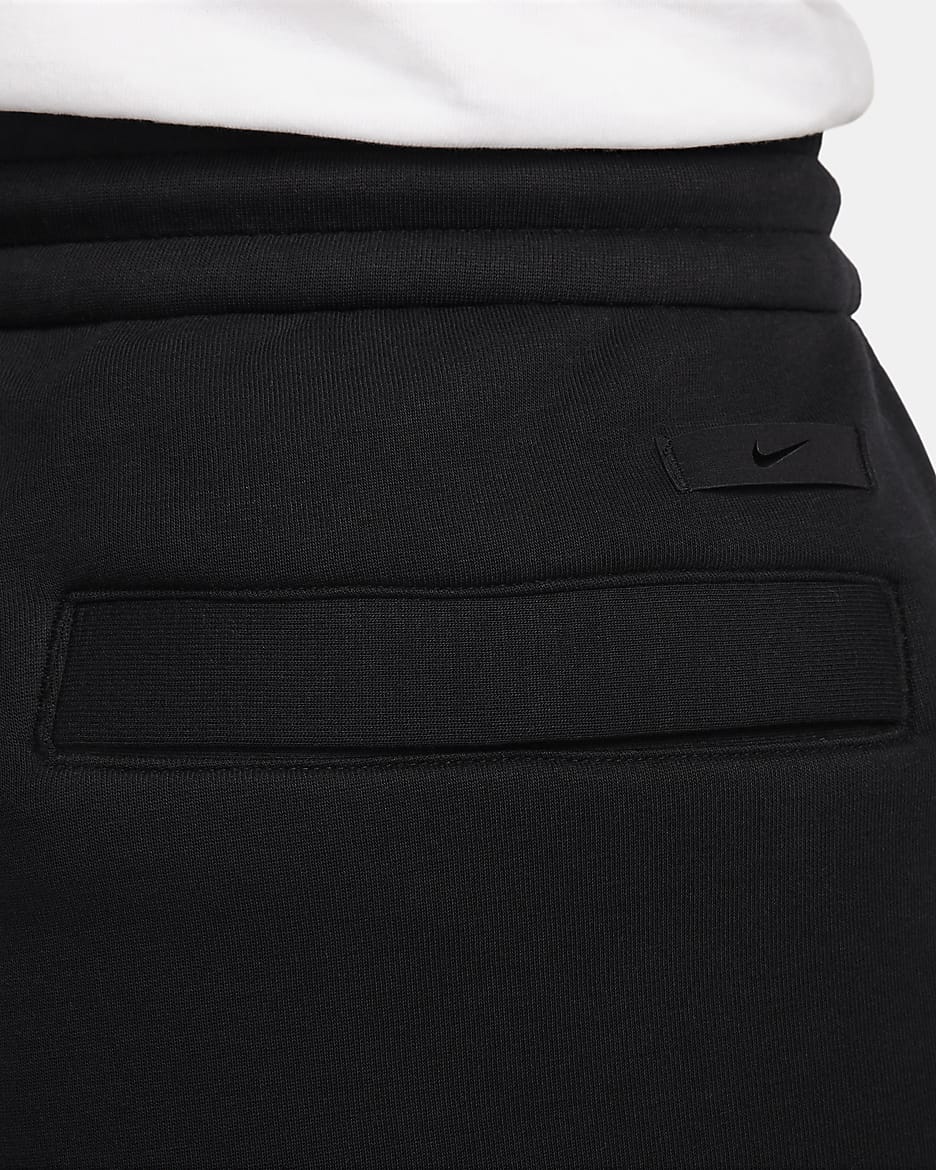 Nike Sportswear Tech Fleece Re-Imagined Men's Loose-Fit Open-Hem Tracksuit Bottoms - Black/Black