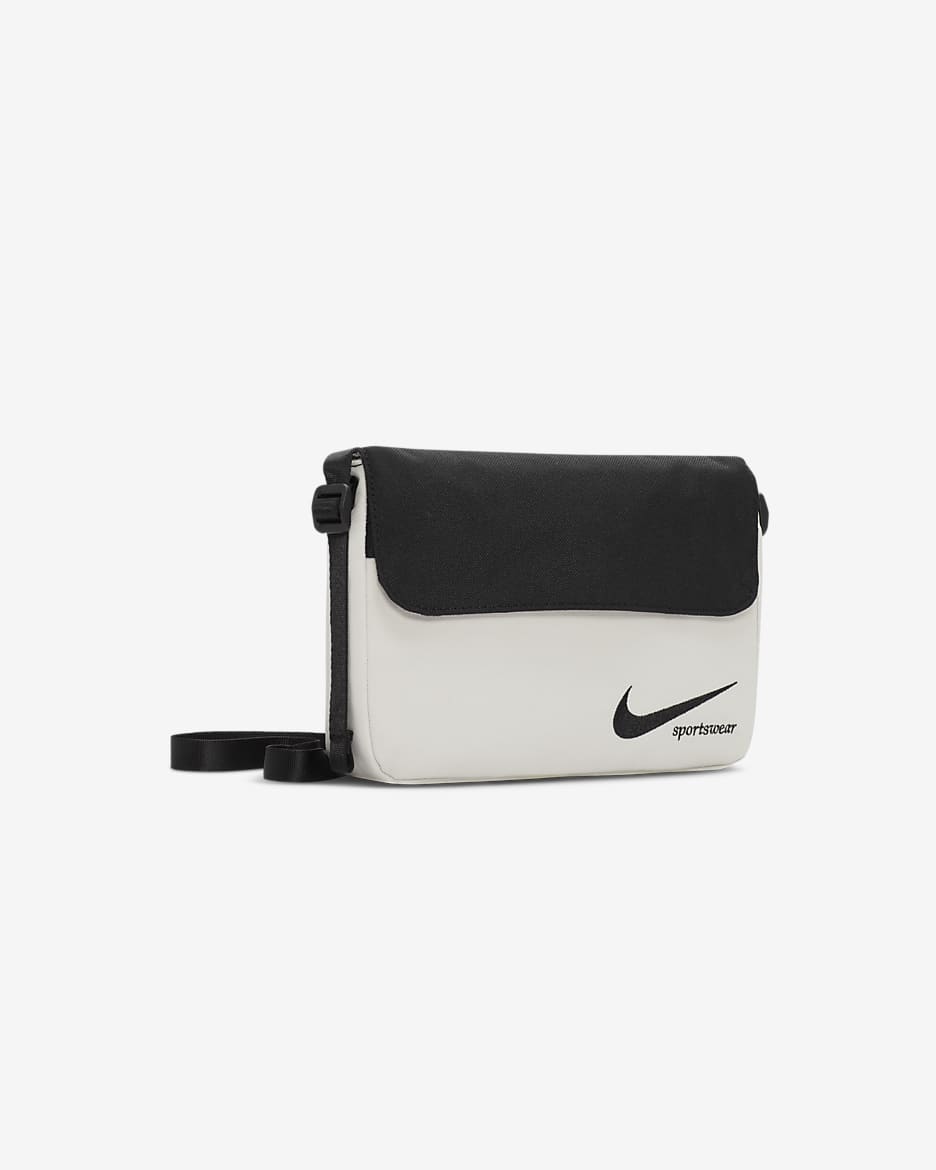 Nike Futura Cross-Body Bag (3L) - Black/Light Orewood Brown/Black