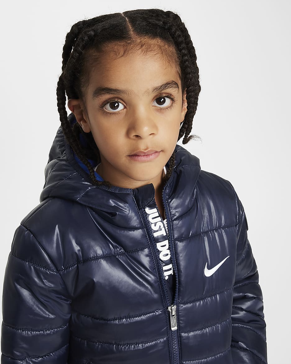 Nike Little Kids' Filled Quilted Jacket - Midnight Navy