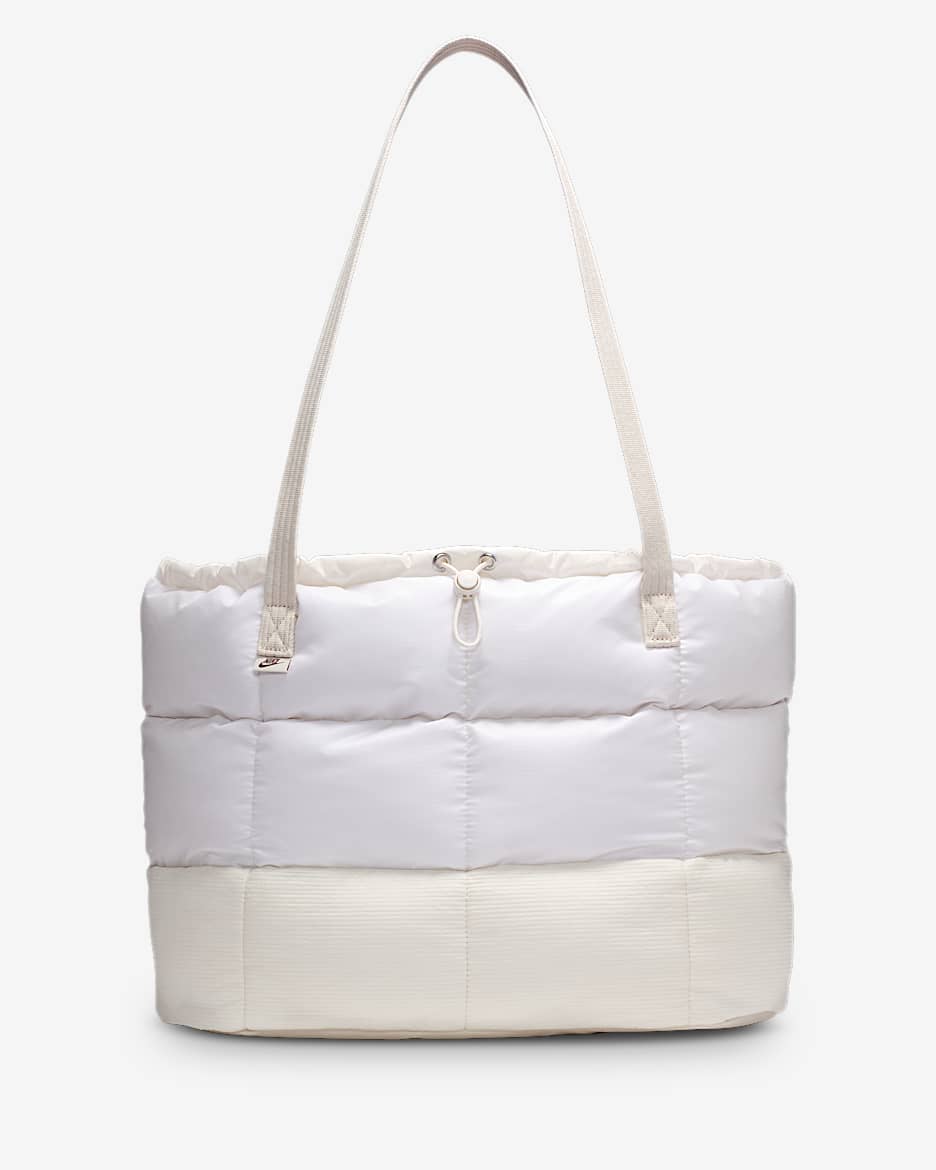 Bolsa tipo tote Puffle (24 L) Nike Sportswear - Marrón verdoso claro/Fantasma/Marrón visón