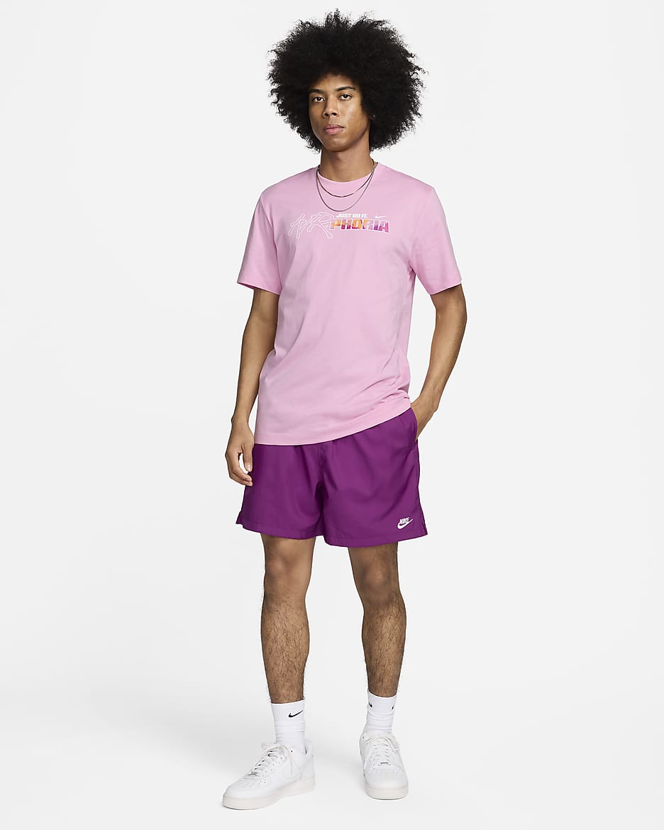 mens nike pink tshirt