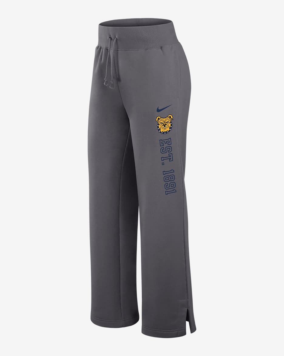 Pants universitarios Nike para mujer North Carolina A&T Phoenix Fleece - Gris