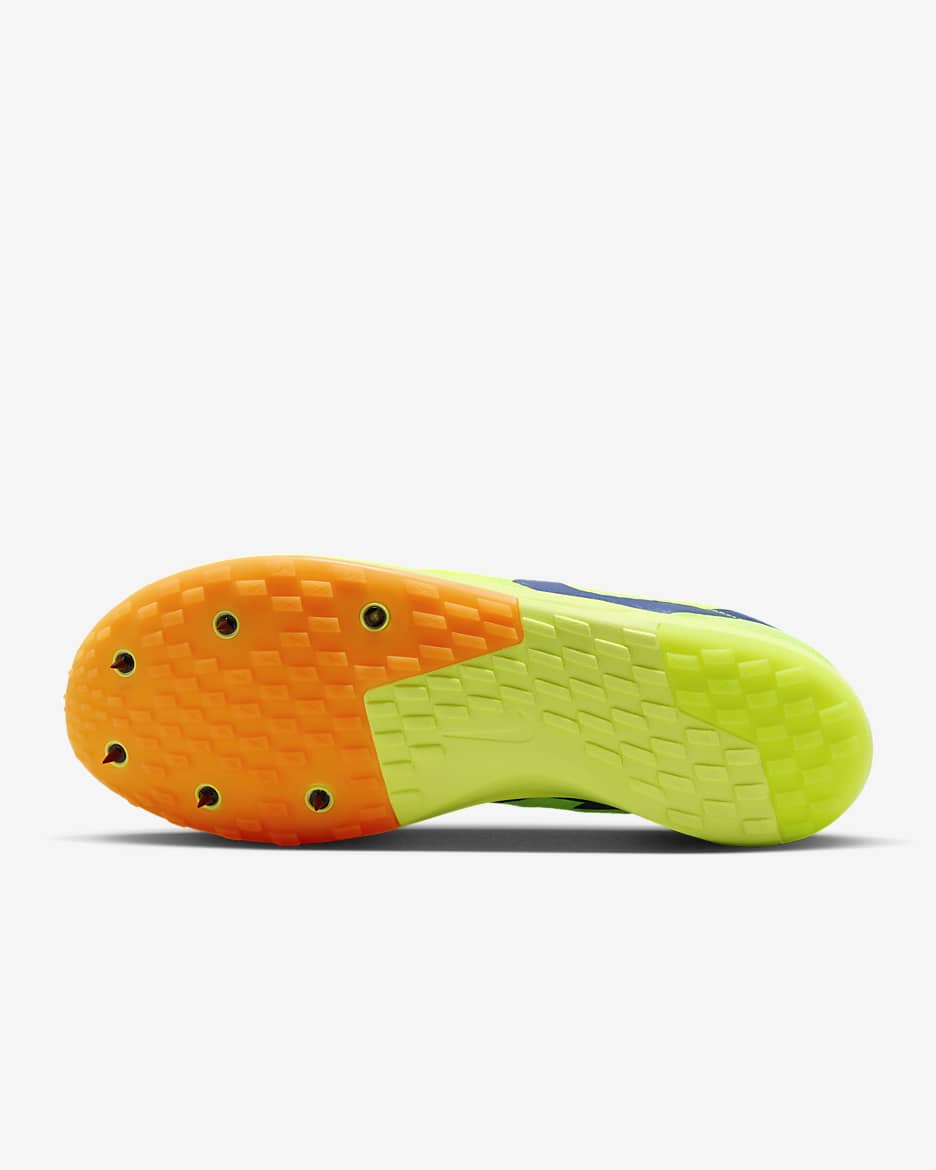 Tenis con clavos para campo traviesa Nike Rival XC 6 - Volt/Naranja total/Naranja total/Concordia