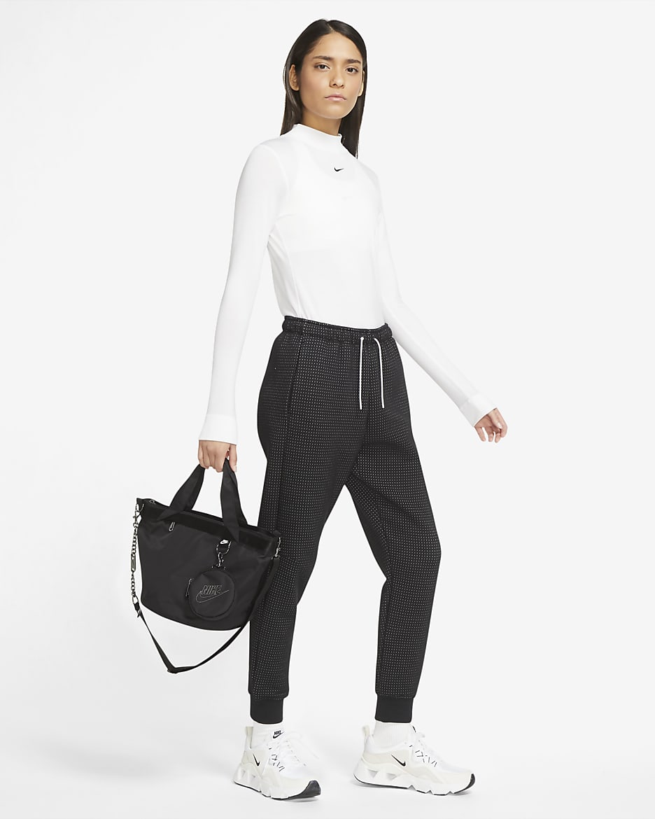 Nike Sportswear Futura Luxe Women's Tote (10L) - Black/Black/Light Smoke Grey