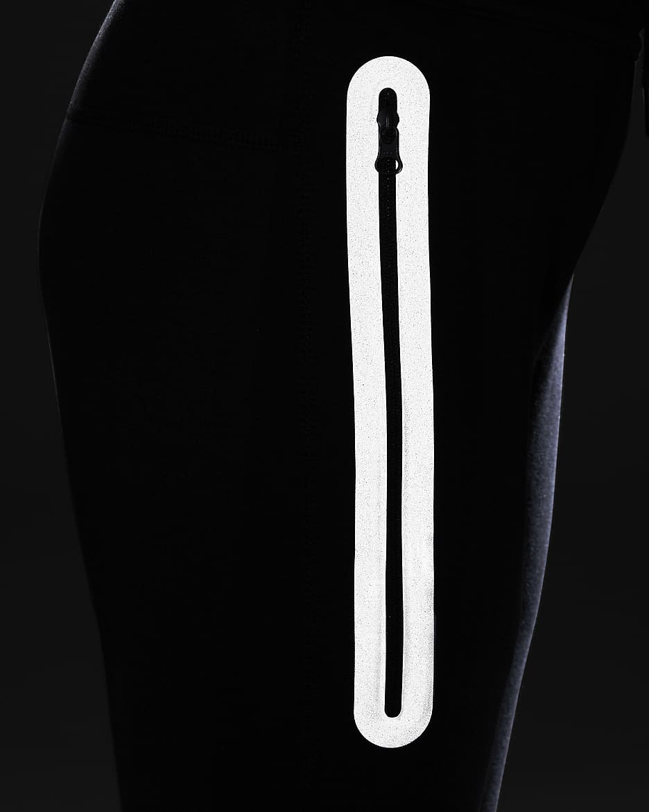 Sweats Nike Sportswear Tech Fleece med reflekterande design för ungdom - Svart