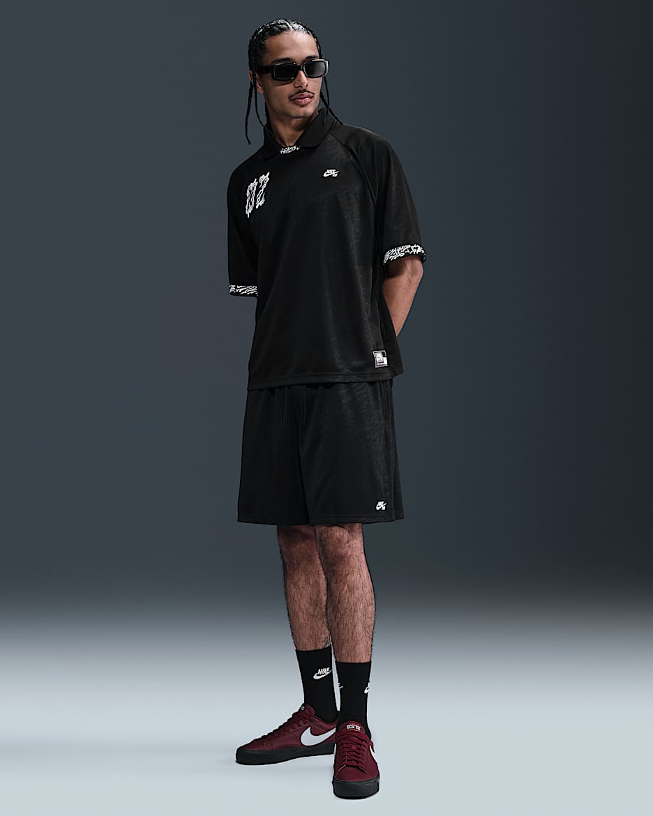 Shorts de skateboarding Dri-FIT Nike SB - Negro/Blanco