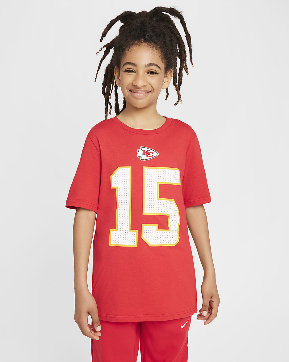 Patrick Mahomes Kansas City Chiefs Older Kids' T-Shirt - University Red