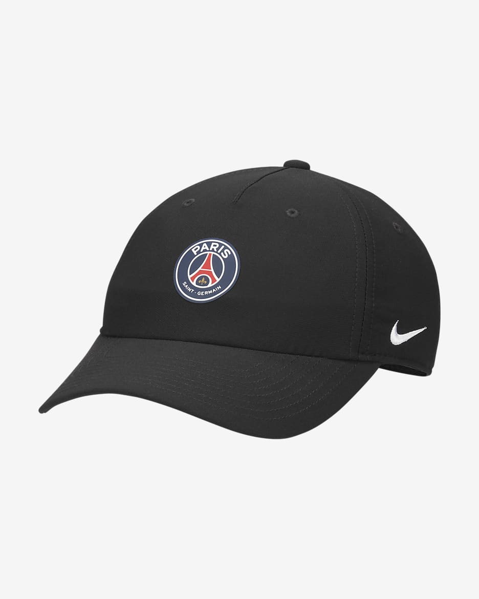 Cappello da calcio essenziale Nike Paris Saint-Germain Club - Nero