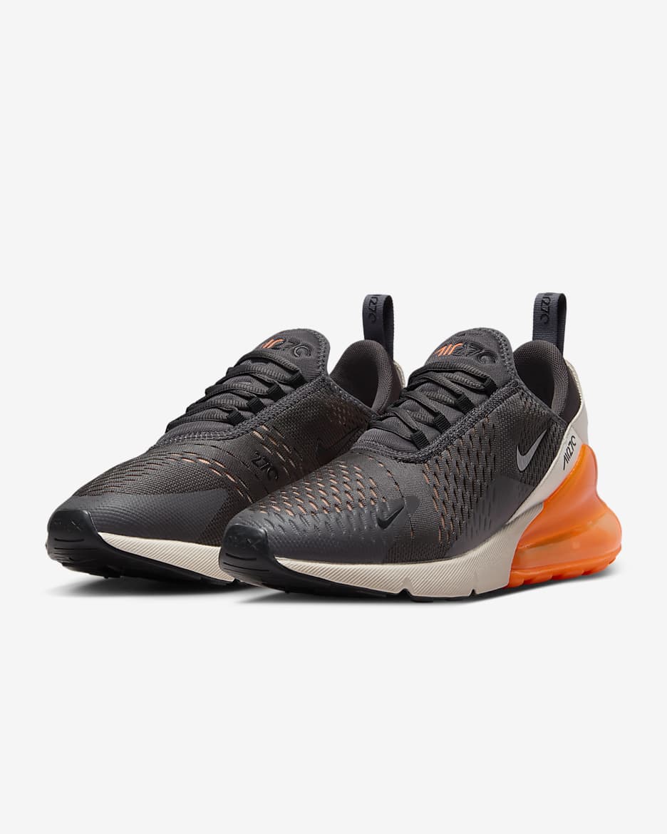 Nike Air Max 270 Men's Shoes - Thunder Grey/Desert Sand/Total Orange/Black