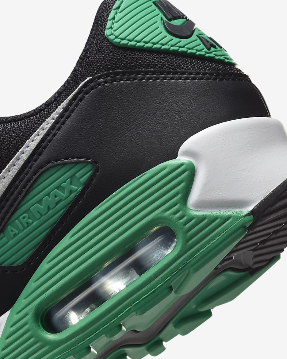 Nike Air Max 90 Men's Shoes - Black/Stadium Green/White