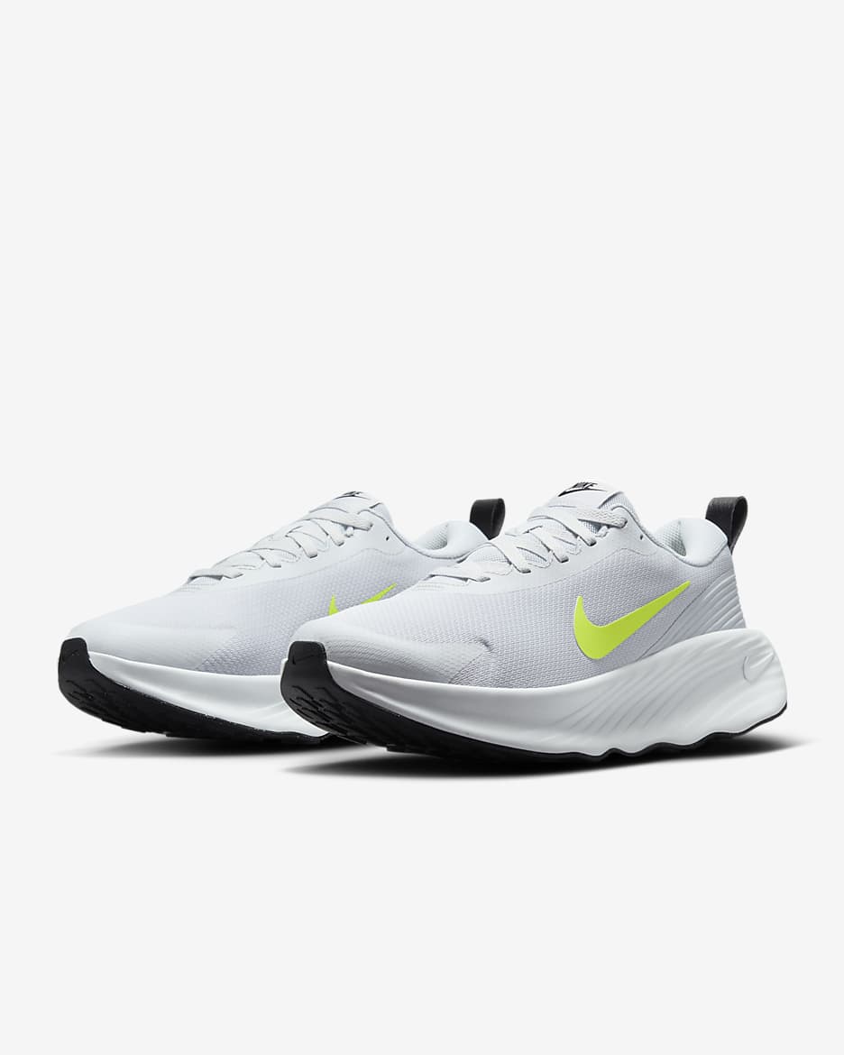 Tenis de caminata para hombre Nike Promina - Platino puro/Negro/Volt