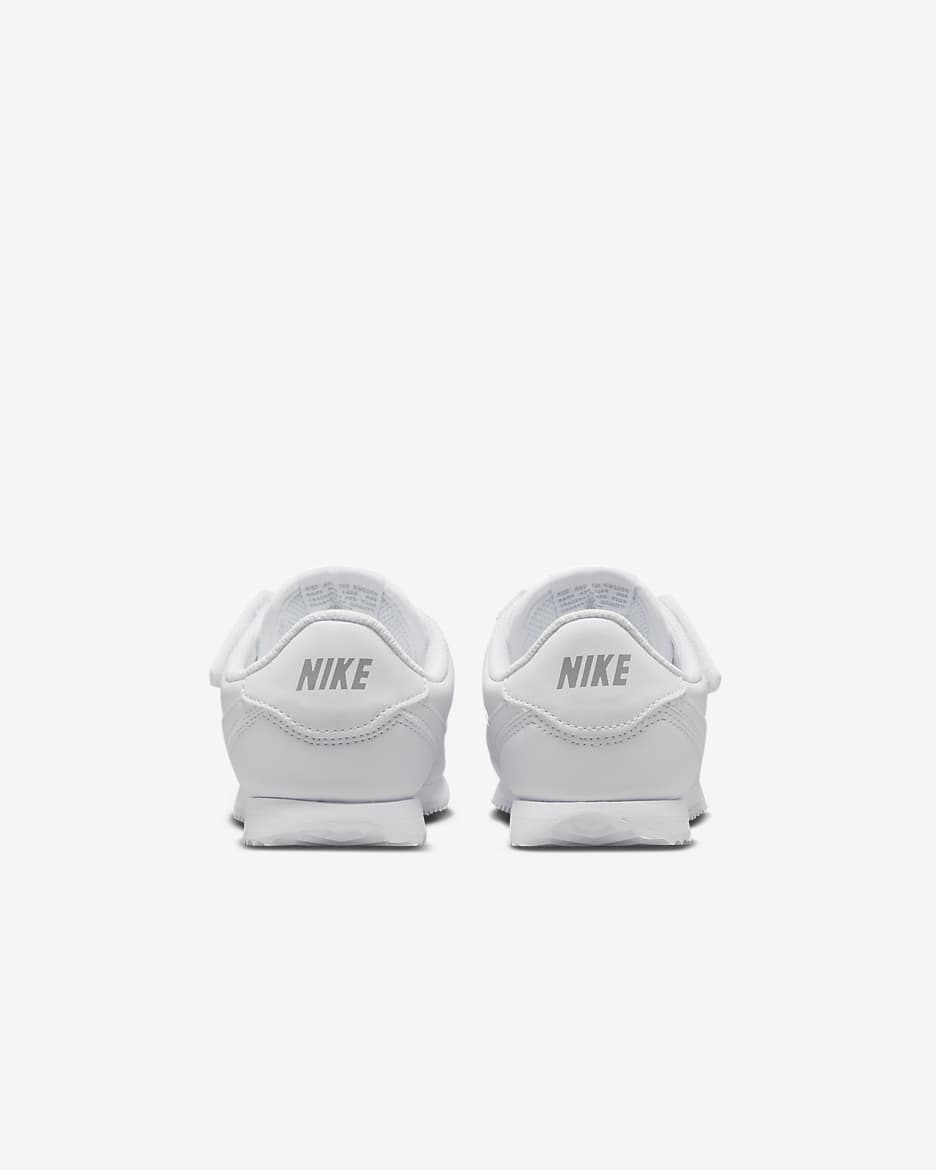 Nike Cortez EasyOn 小童鞋款 - 白色/Wolf Grey/白色