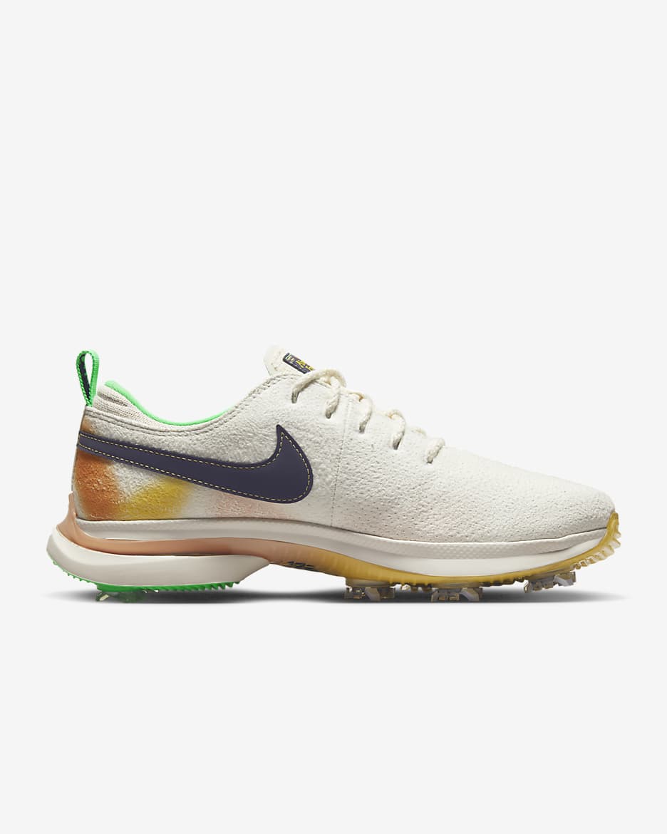 Calzado de golf para hombre Nike Air Zoom Victory Tour 3 NRG - Fantasma/Oro medio oeste/Algas eléctricas/Parrilla