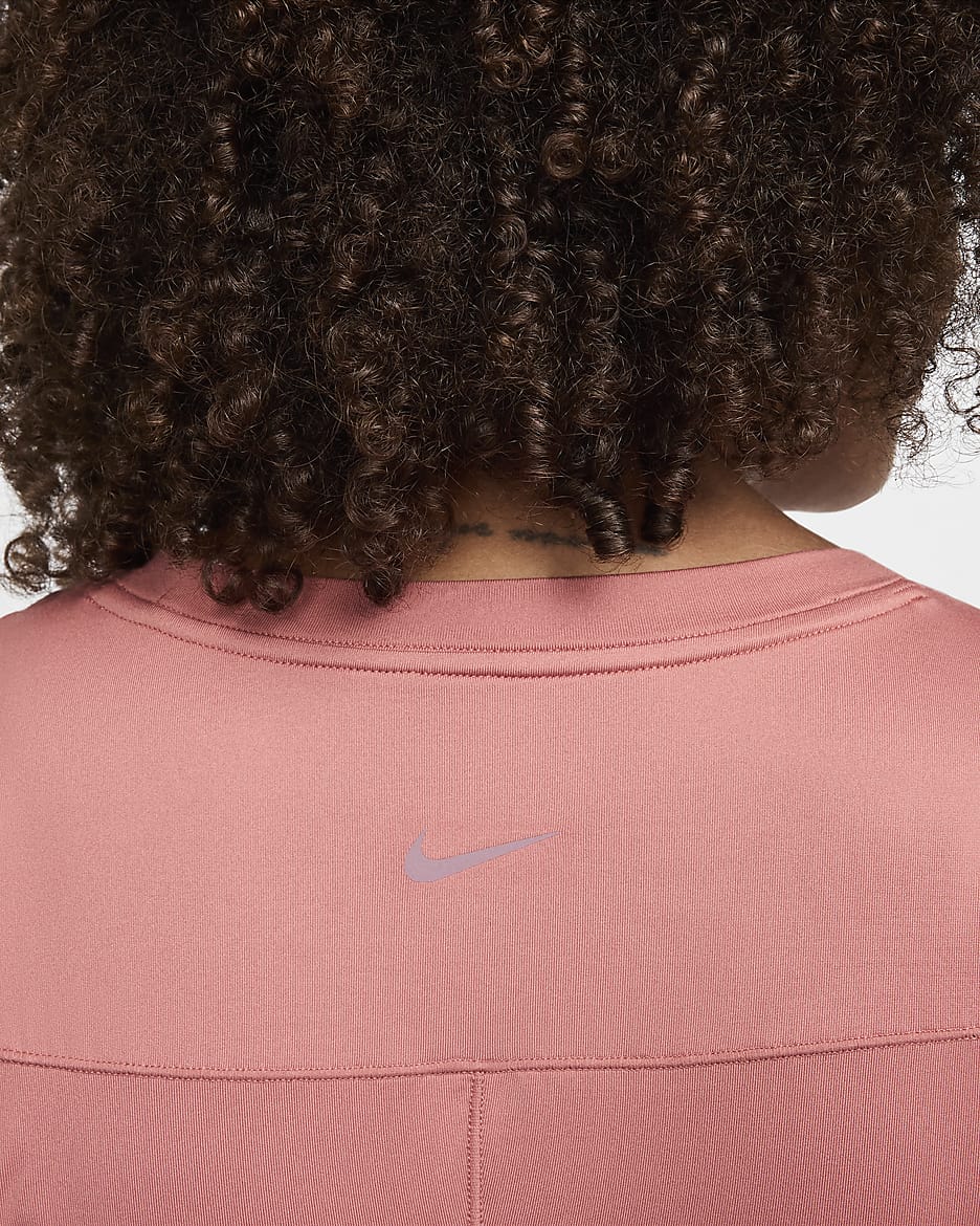 Débardeur coupe slim Dri-FIT Nike (M) One pour femme (maternité) - Canyon Pink