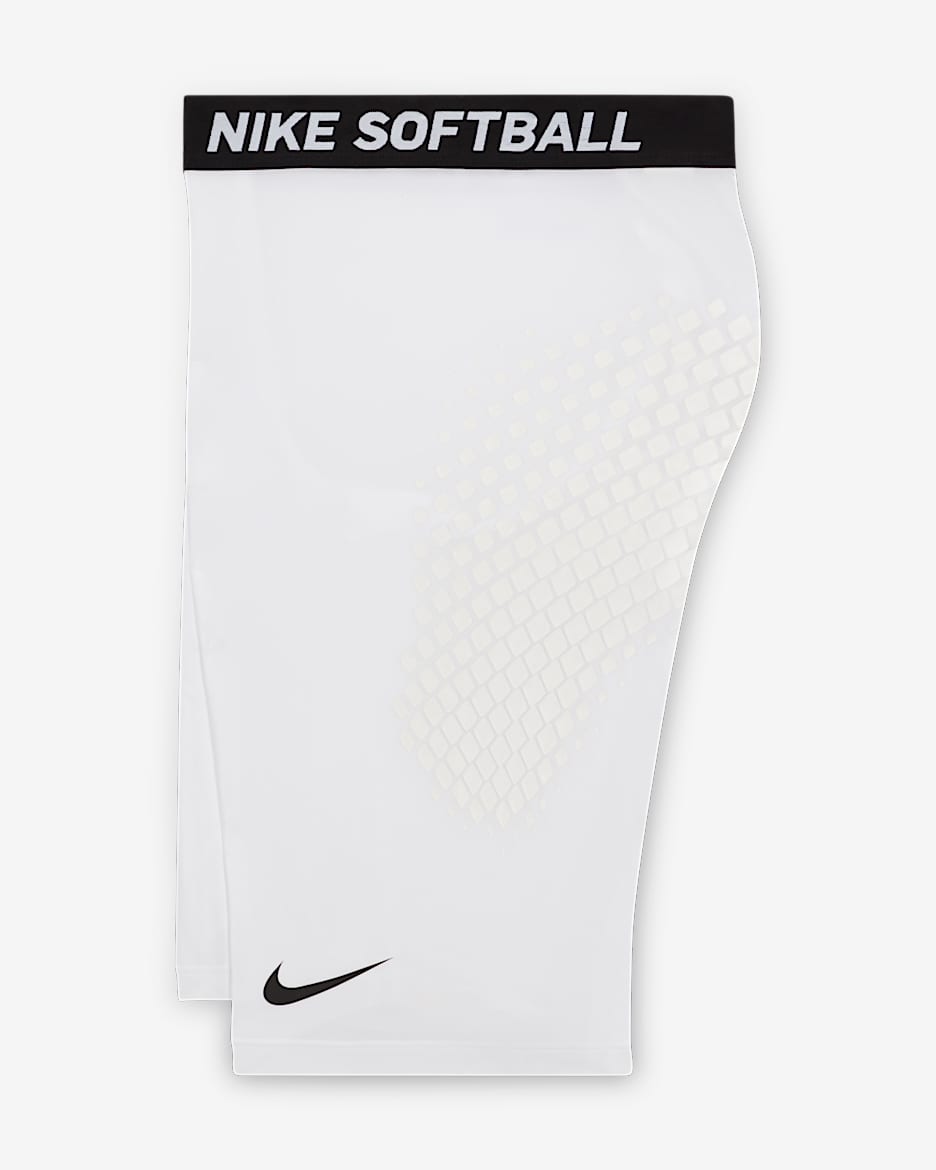 Shorts de softball Dri-FIT con protección para mujer Nike - Blanco