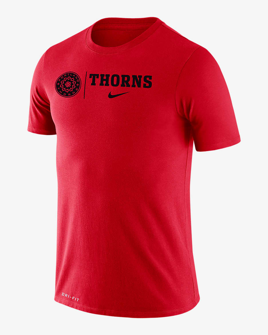 Playera de fútbol Nike Dri-FIT para hombre de Portland Thorns Legend - Rojo universitario