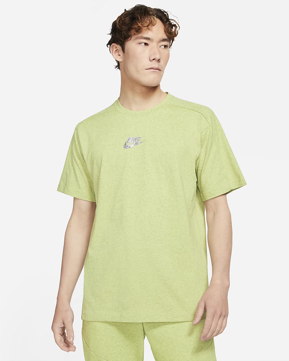 Nike Sportswear 男款短袖上衣 - Lime Ice/Heather