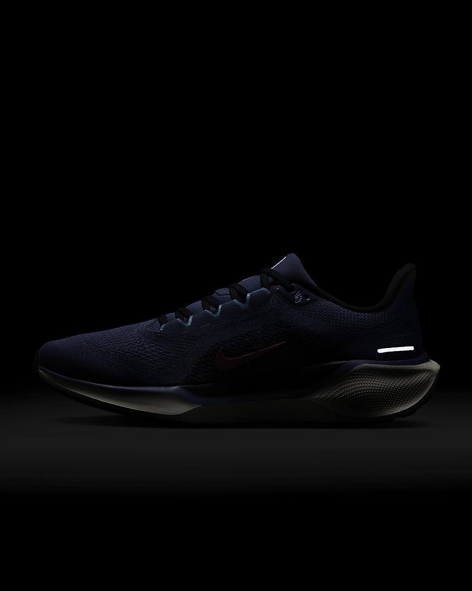 Tenis de correr en pavimento para hombre Nike Pegasus 41 - Azul astronómico/Negro/Azul báltico/Ponche cálido