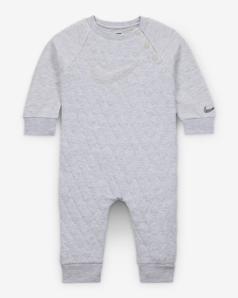 Nike Ready, Set! Mono para bebé (0-9M) - Abedul jaspeado
