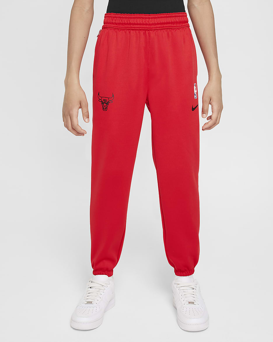 Chicago Bulls Spotlight Nike Dri-FIT NBA-s nadrág nagyobb gyerekeknek - University Red