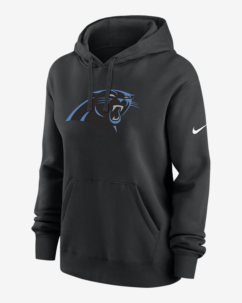 Carolina Panthers Club Women's Nike NFL Pullover Hoodie - Black