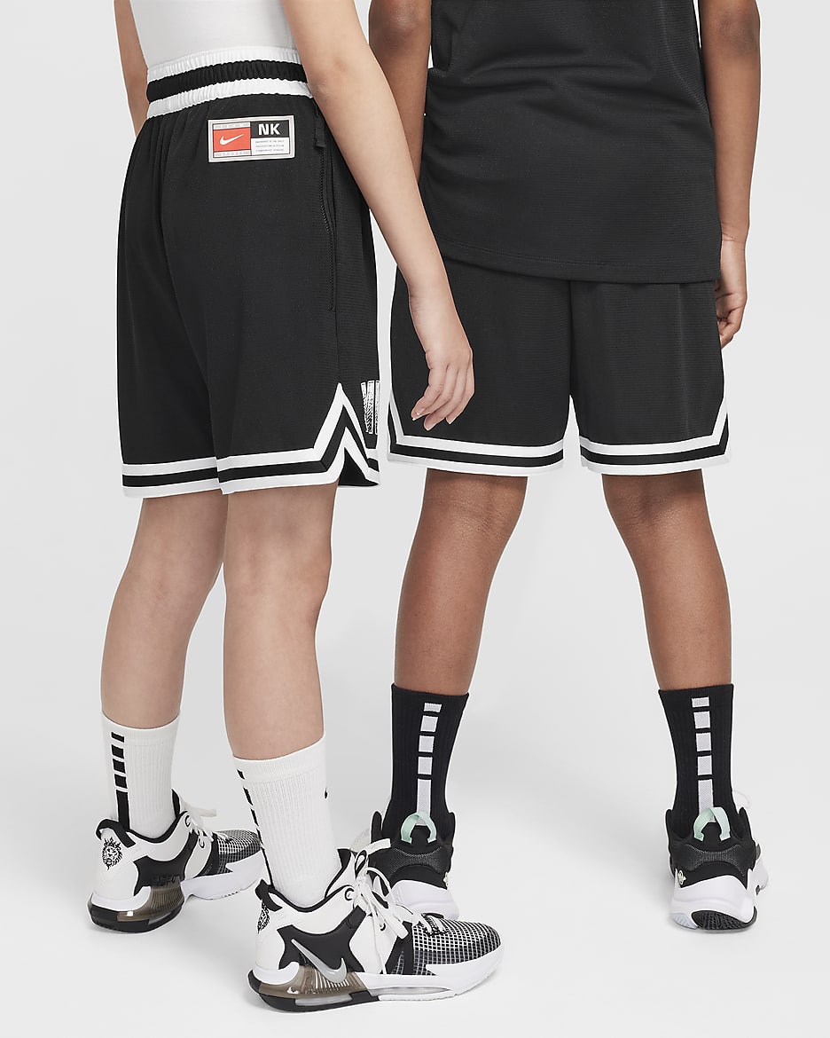 Nike DNA Culture of Basketball Older Kids' Dri-FIT Basketball Shorts - Black/White/Anthracite