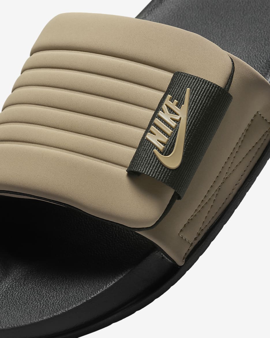 Nike Offcourt Adjust Men's Slides - Black/Black/Khaki