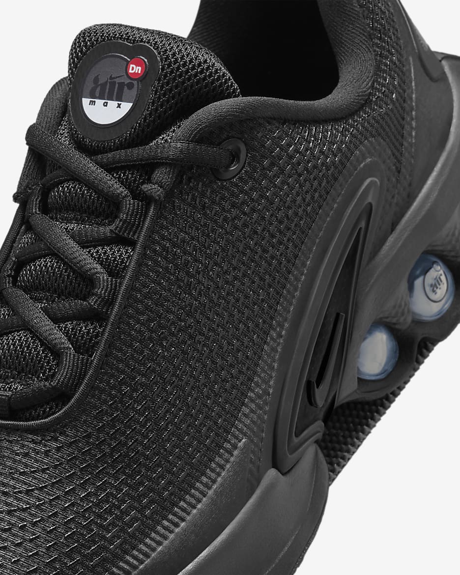 Nike Air Max Dn Older Kids' Shoes - Black/Black/Metallic Dark Grey/Black