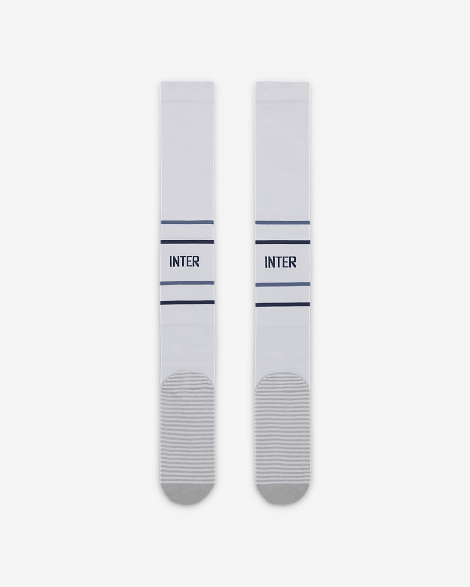 Chaussettes de foot montantes Nike Dri-FIT Inter Milan Strike Domicile/Extérieur - Iris Whisper/Diffused Blue/Midnight Navy/Midnight Navy