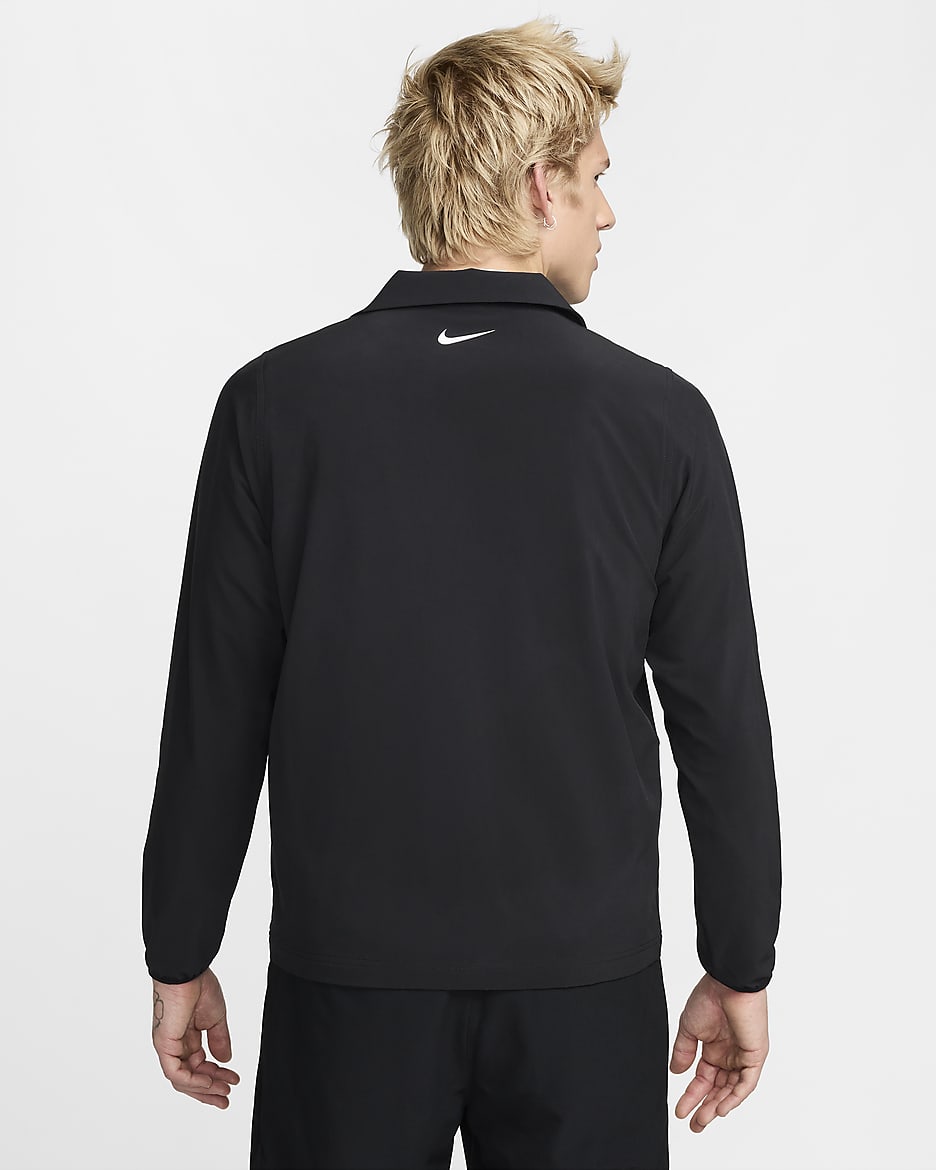 Nike Tour Men's Repel Full-Zip Golf Jacket - Black/White