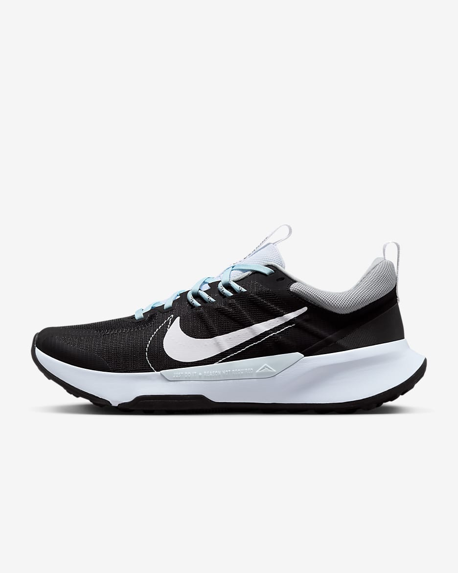 Nike Juniper Trail 2 Next Nature Women's Trail Running Shoes - Black/Light Smoke Grey/Glacier Blue/White