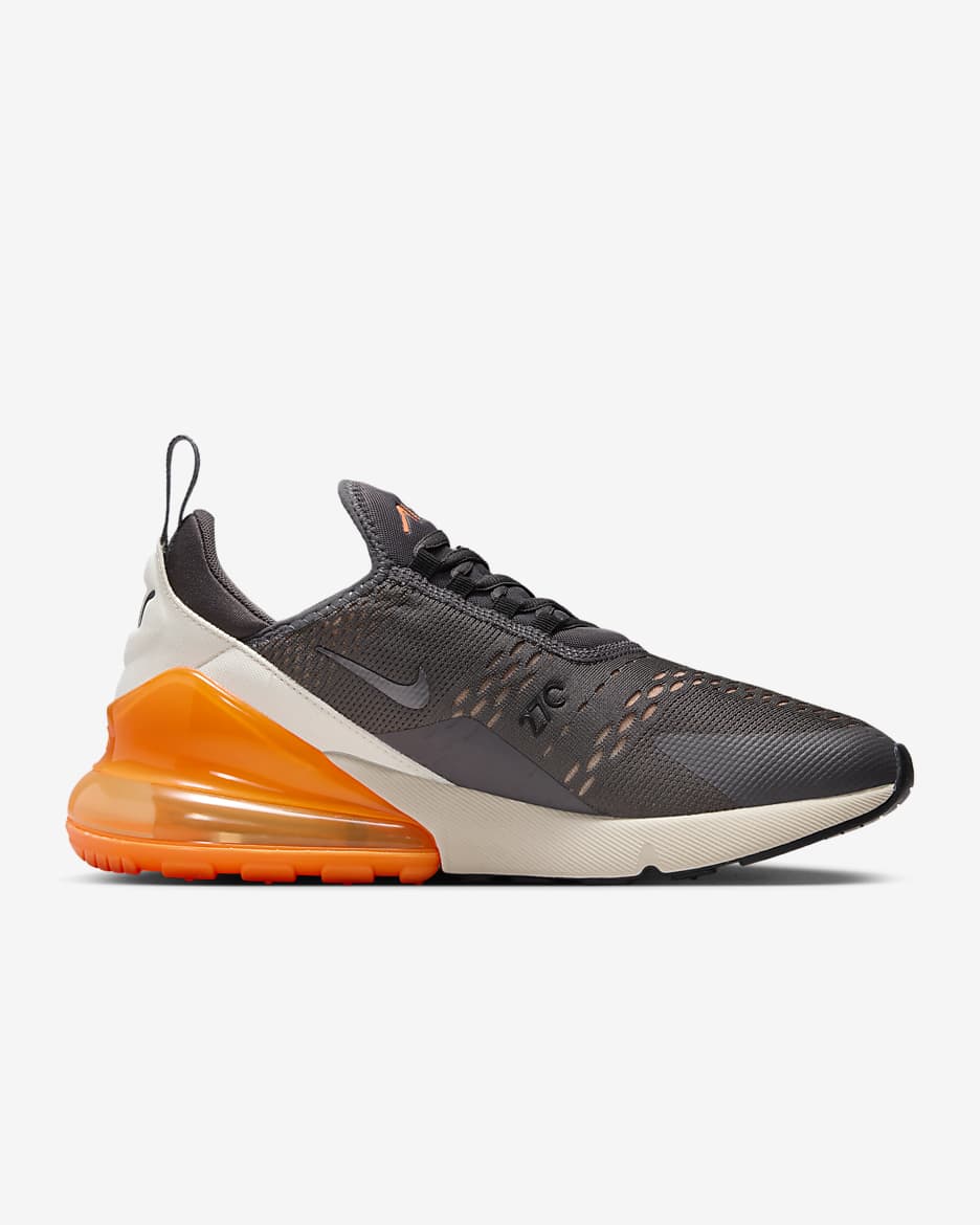 Nike Air Max 270 Men's Shoes - Thunder Grey/Desert Sand/Total Orange/Black