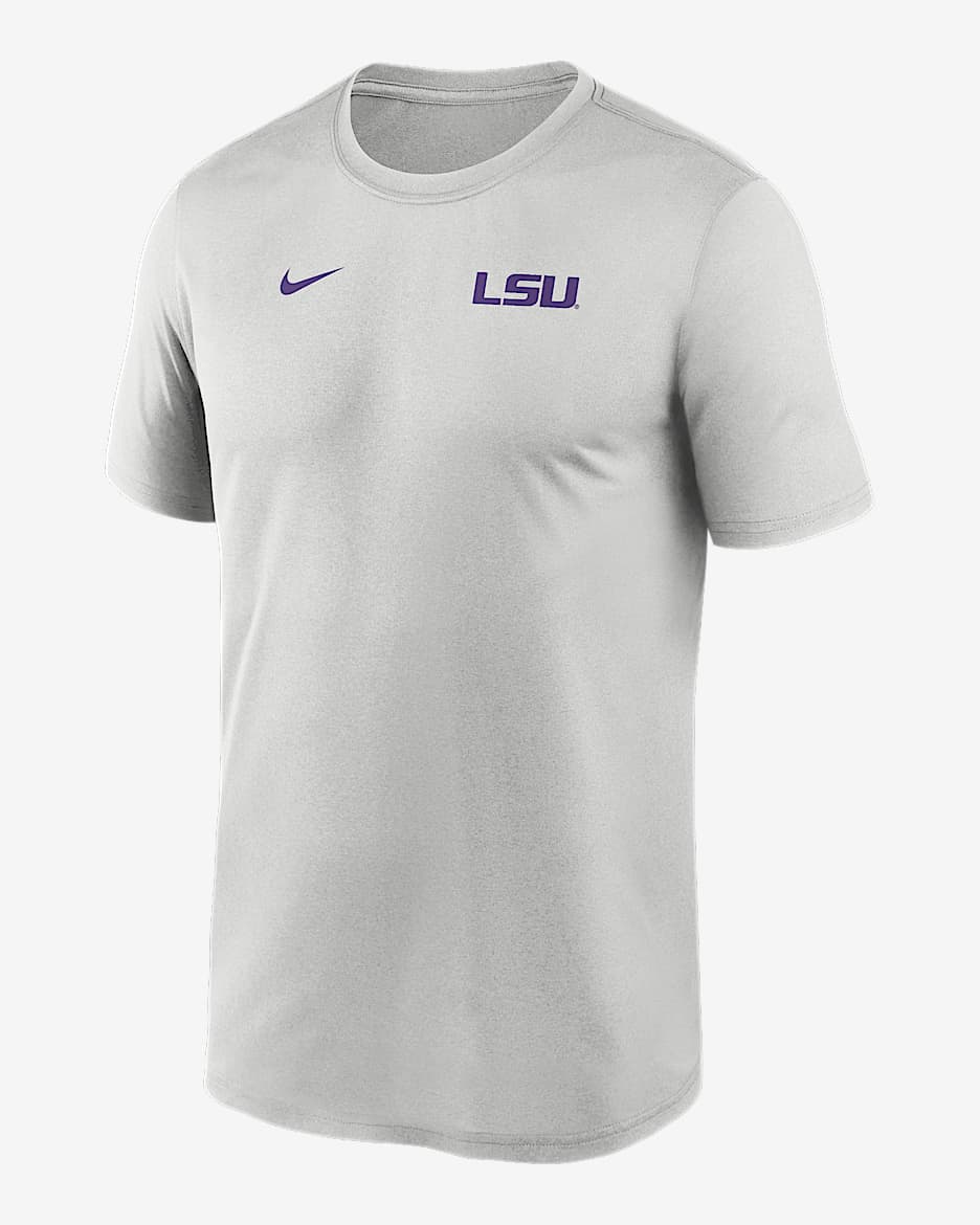 LSU Sideline Legend Small Logo Men's Nike Dri-FIT College T-Shirt - Grey