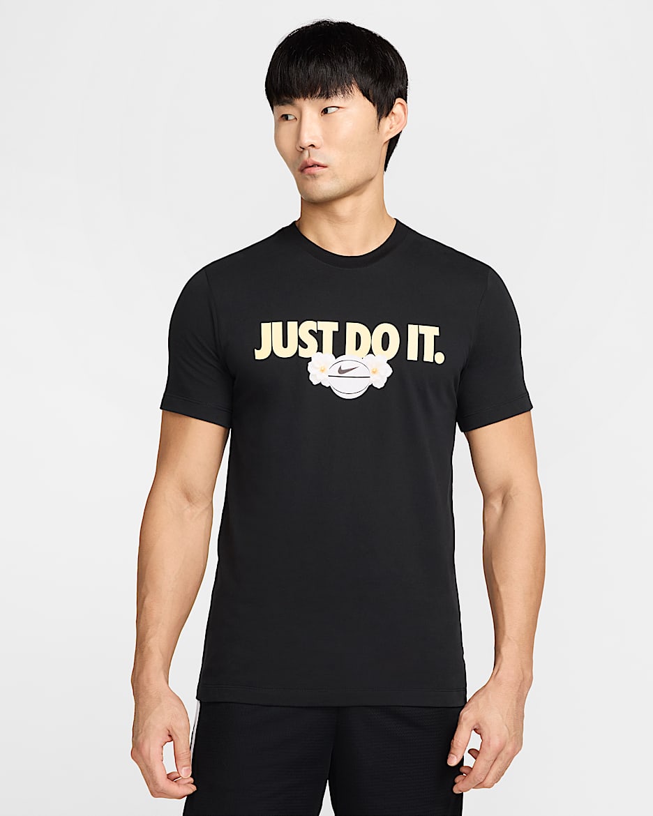 T-shirt de basket Dri-FIT Nike pour homme - Noir