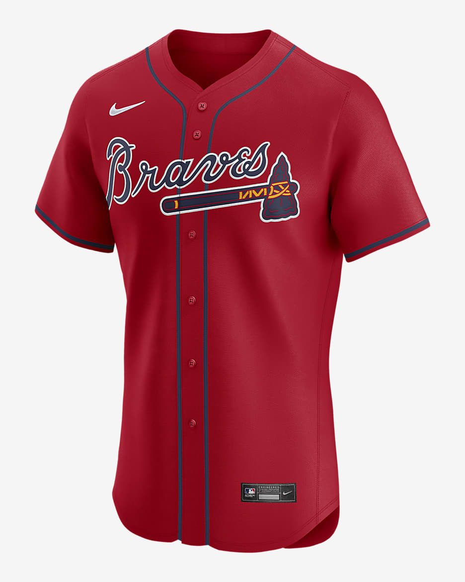 Ronald Acuña Jr. Atlanta Braves Men's Nike Dri-FIT ADV MLB Elite Jersey - Red