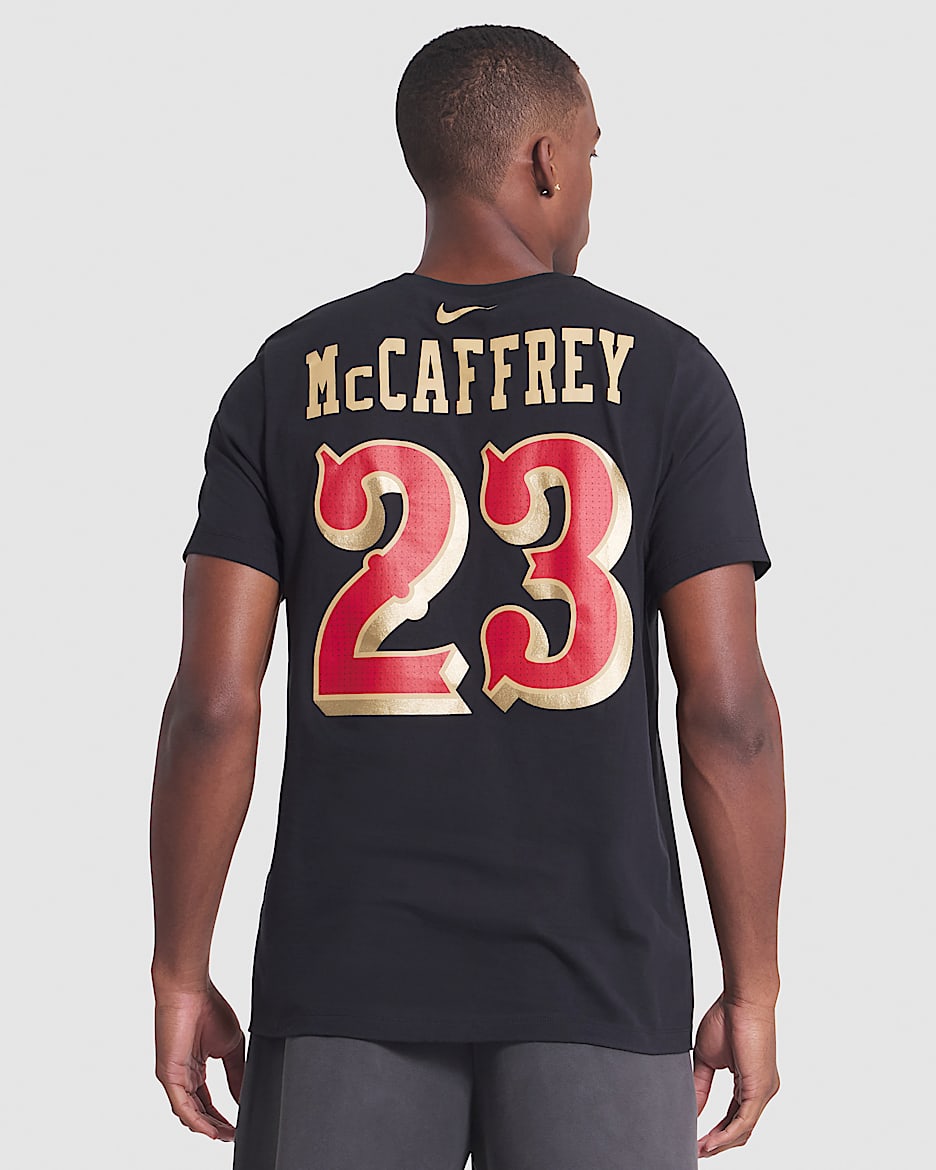 Christian McCaffrey San Francisco 49ers Rivalries Collection Men's Nike NFL T-Shirt