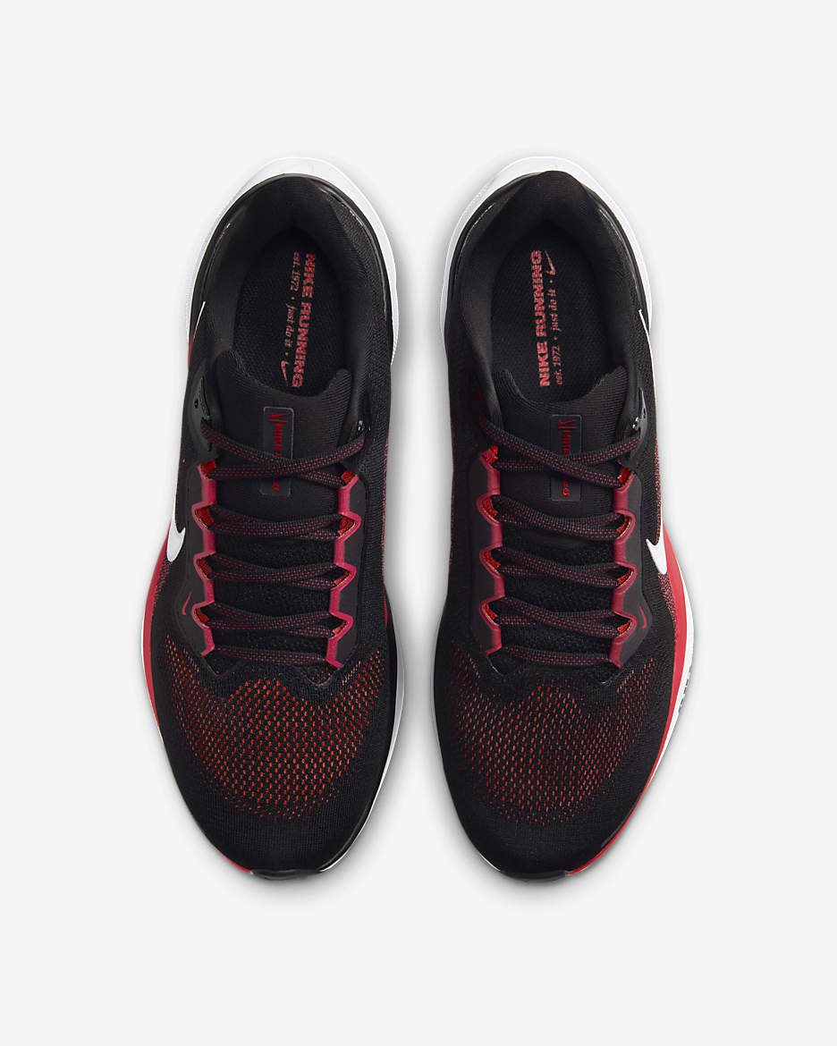 Tenis de correr en pavimento para hombre Nike Pegasus 41 - Negro/Rojo pasión/Blanco