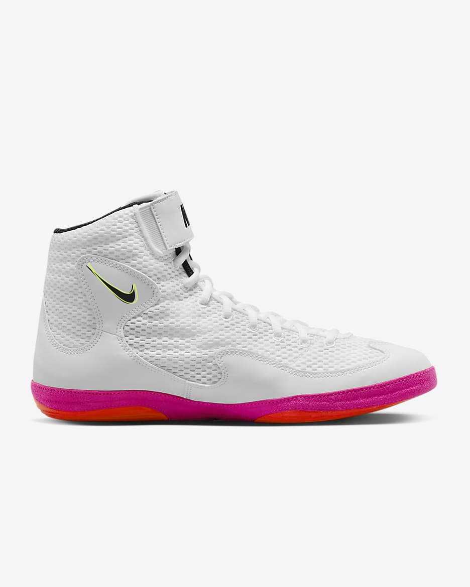 Tenis de lucha Nike Inflict SE - Blanco/Carmesí brillante/Avalancha rosa/Negro