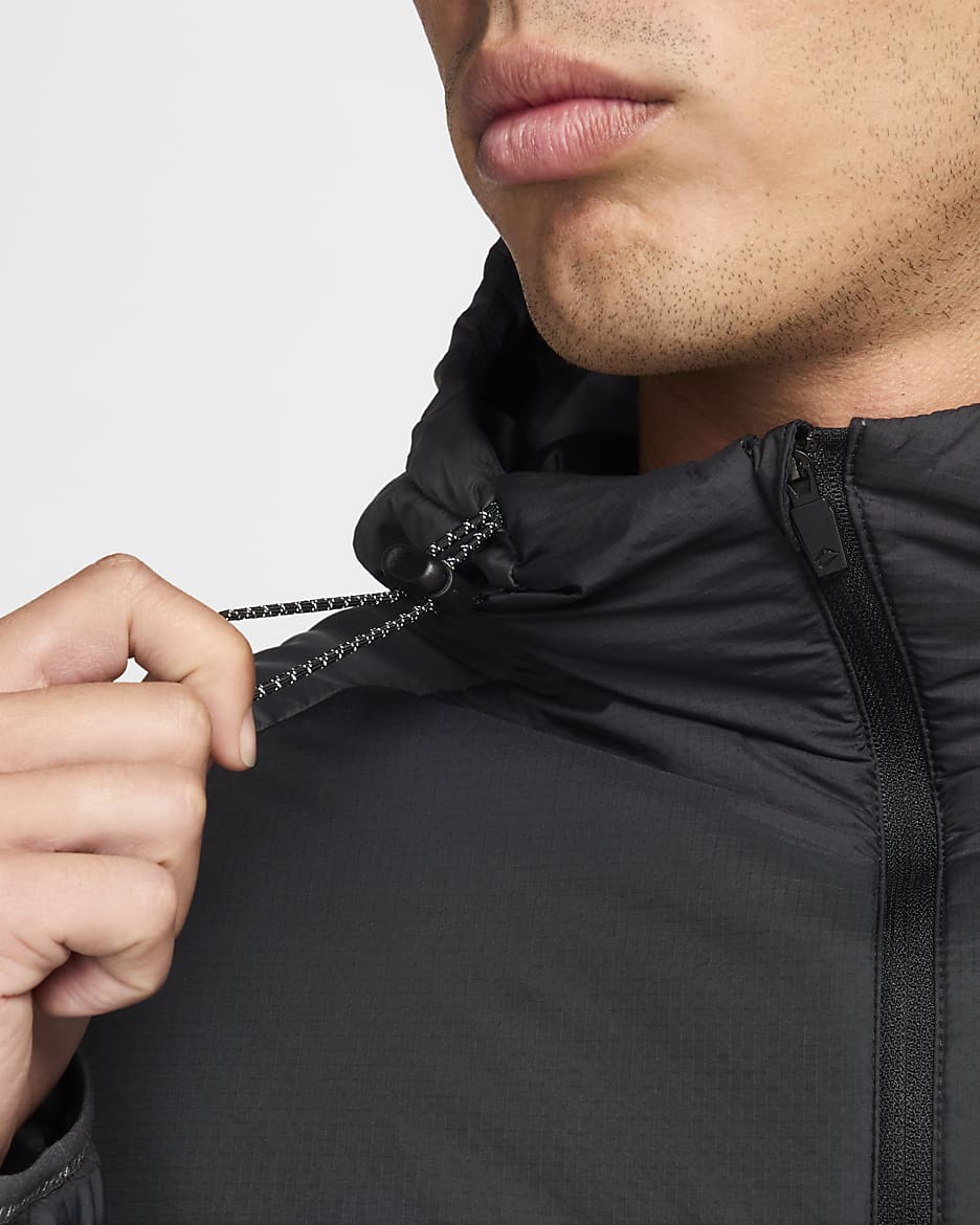 Nike Trail PrimaLoft® Men's Therma-FIT Running Jacket - Black/Anthracite/Summit White