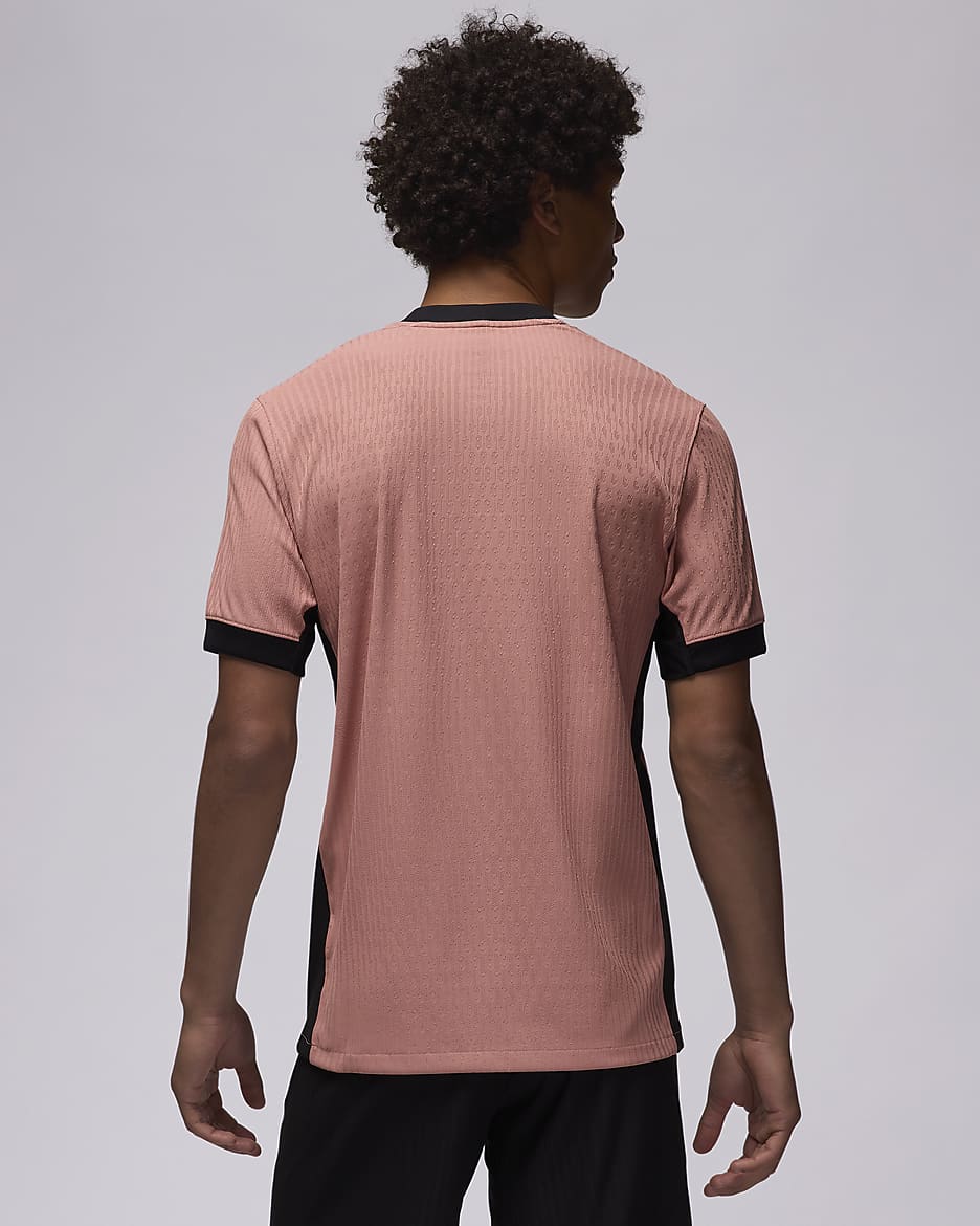 Paris Saint-Germain 2024/25 Match Third Jordan Dri-FIT ADV Authentic-Fußballtrikot (Herren) - Rust Pink/Schwarz/Schwarz