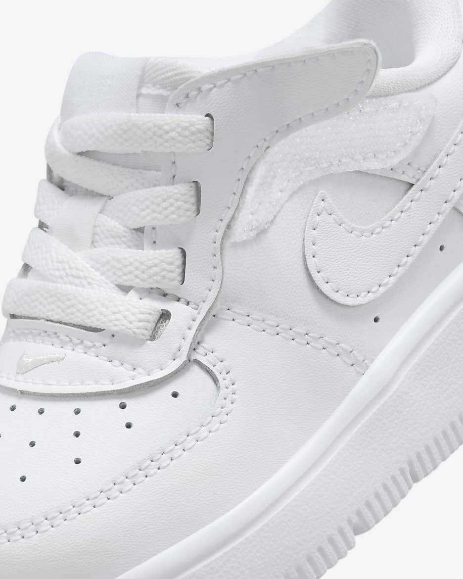 Nike Force 1 Low EasyOn Baby/Toddler Shoes - White/White/White