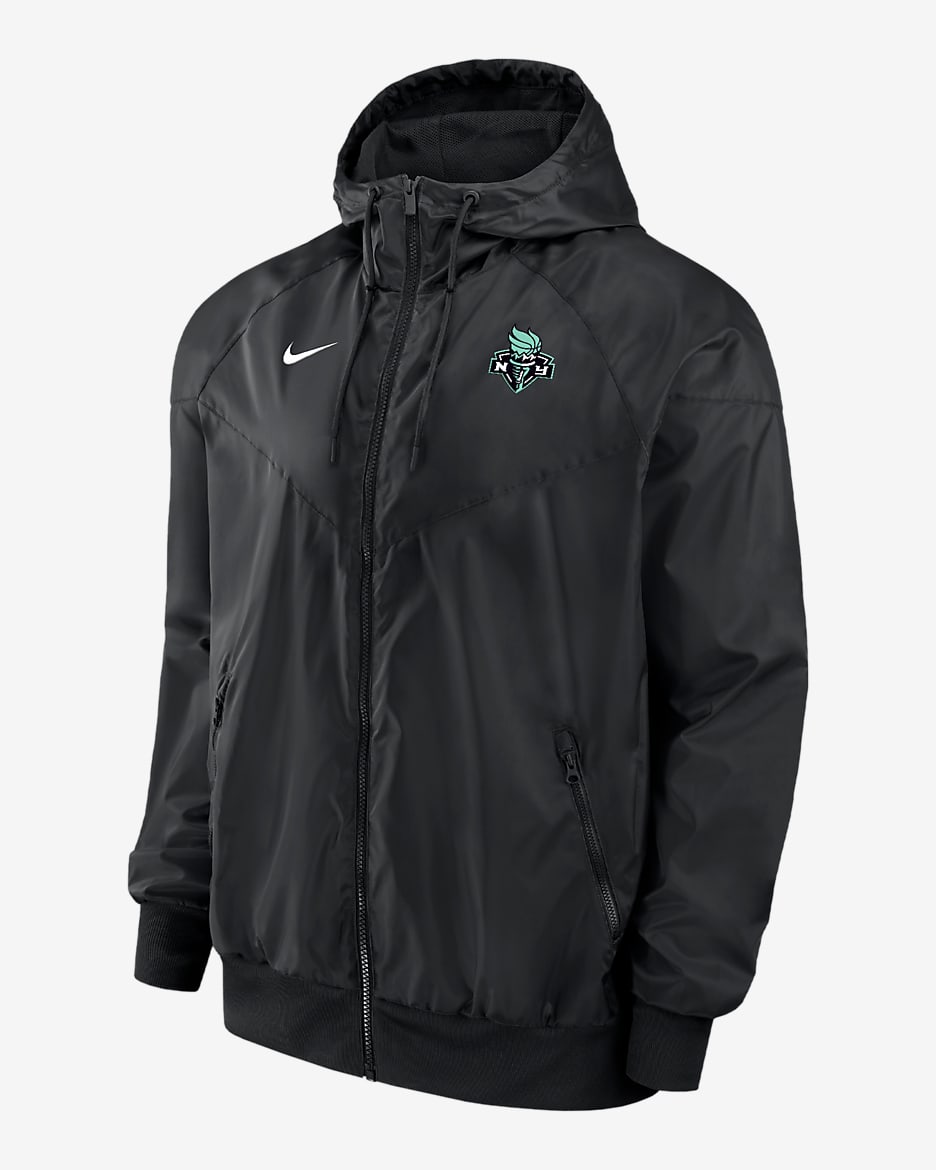 New York Liberty Windrunner Men's Nike WNBA Jacket - Black
