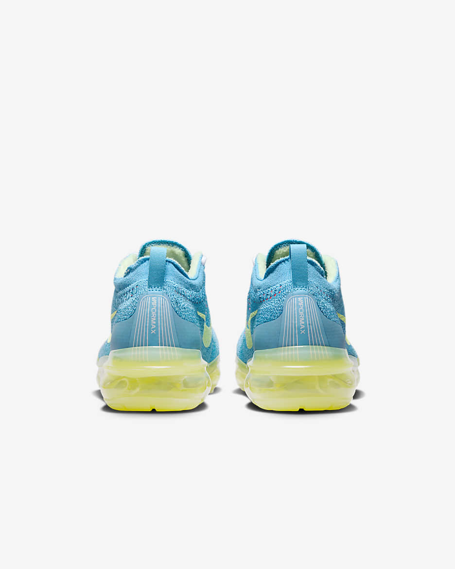 Nike Air VaporMax 2023 Flyknit Men's Shoes - Baltic Blue/Green Abyss/Hot Punch/Citron Tint