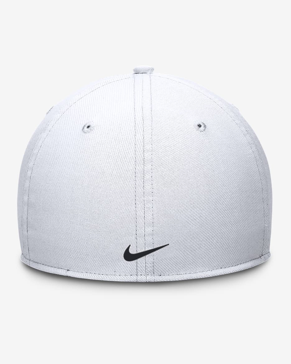 Gorra Nike Dri-FIT de la MLB para hombre New York Yankees Evergreen Swoosh - Blanco