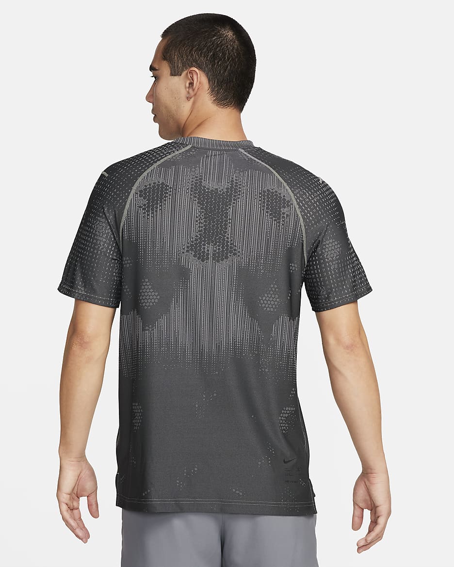 Nike A.P.S. Men's Dri-FIT ADV Short-Sleeve Versatile Top - Dark Stucco/Black/Black