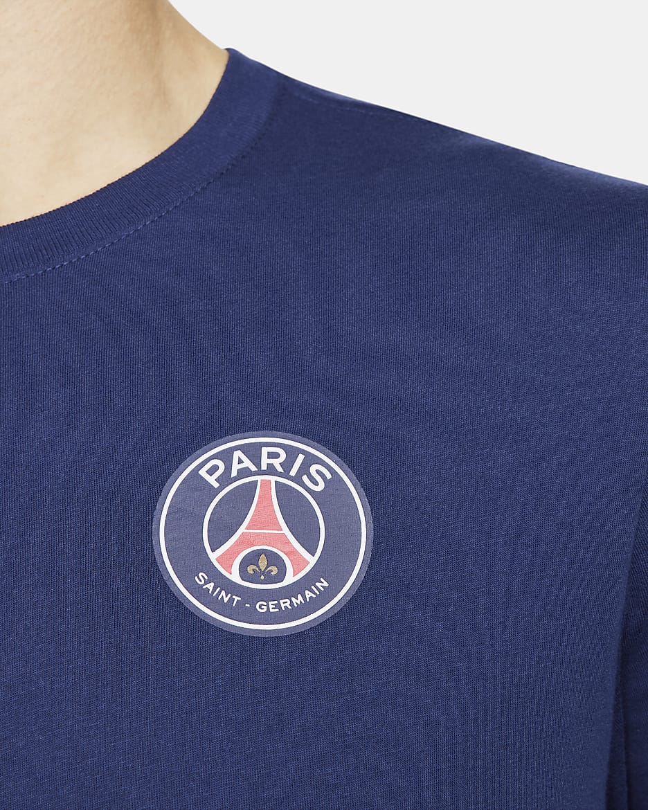 Paris Saint-Germain Men's Nike Soccer T-Shirt - Midnight Navy