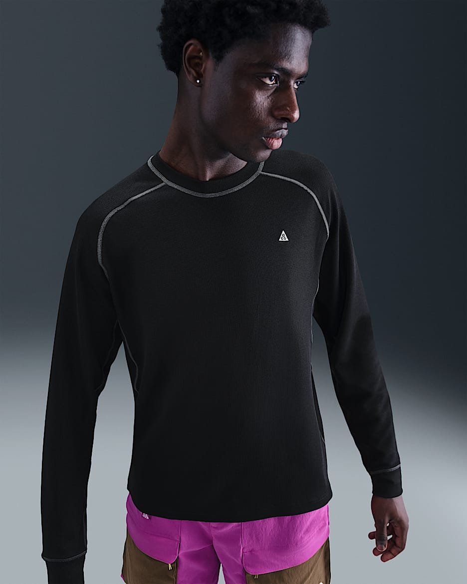 Nike ACG "Chinati" Men's Dri-FIT ADV Long-Sleeve Top - Black/Anthracite/Summit White