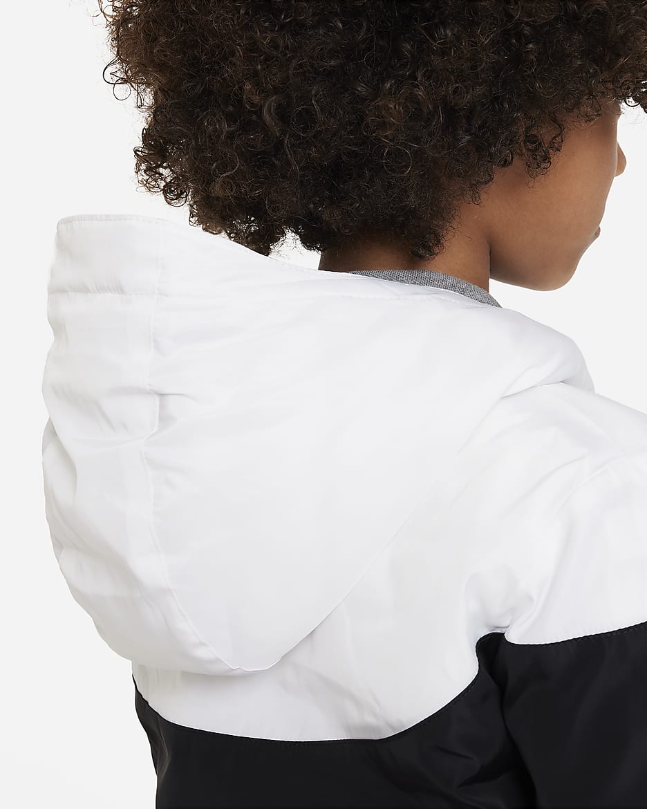 Nike Windrunner Insulated Jacket Little Kids Jacket - White