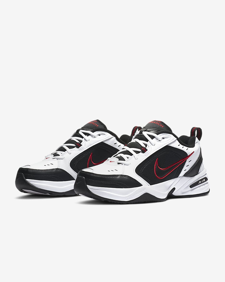 Nike Air Monarch IV Men's Workout Shoes - White/Black